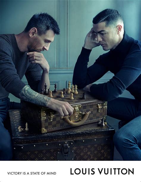 ronaldo and messi louis vuitton chess|Ronaldo and Messi chess.